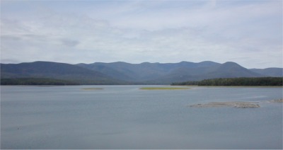 Catskill peaks over Ashokan Reservoir